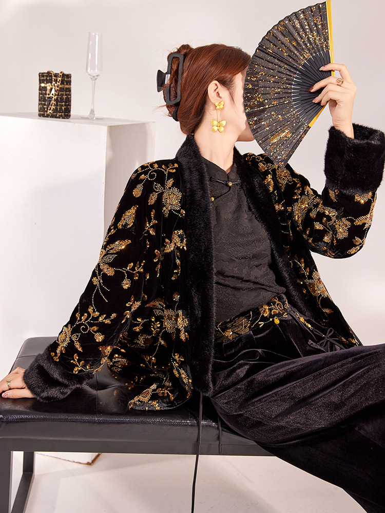 New Chinese Style Winter Women - Jackets 评论和价格