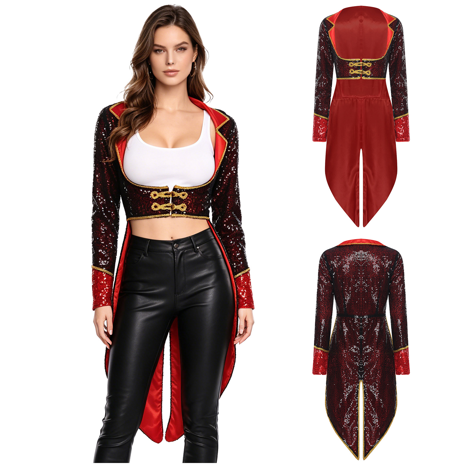 Womens Circus Ringmaster Tailc - Jackets 评论和价格