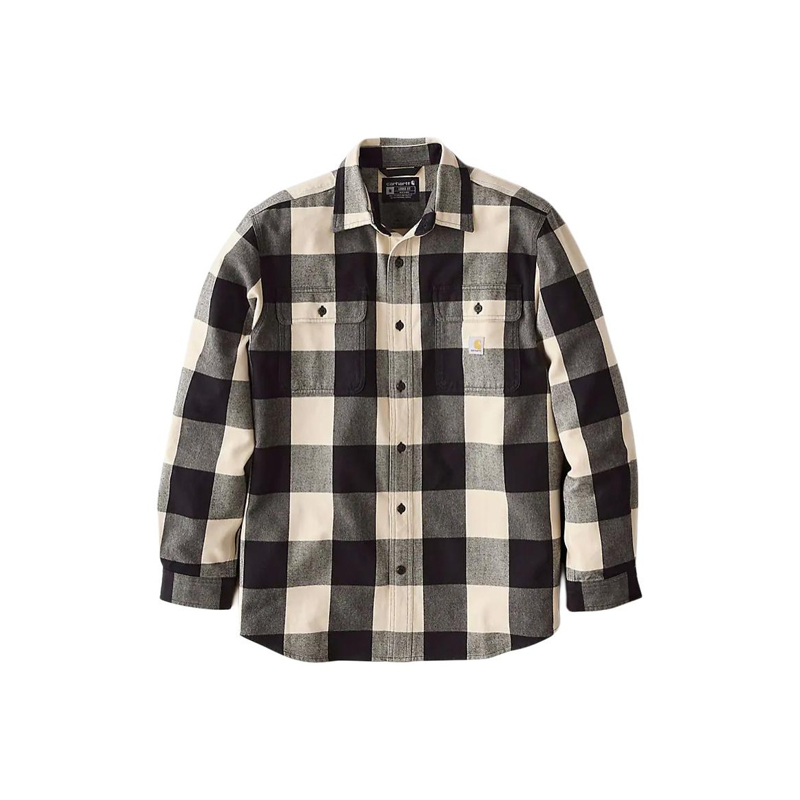 Carhartt FW25 107013 Loose Fit - Flannel Plaid Shirt Heavy Weight 评论和价格