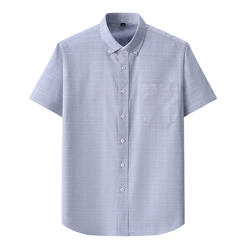 Summer High Quality 100% Cotto - Oxford Cotton Casual Shirt Business 评论和价格