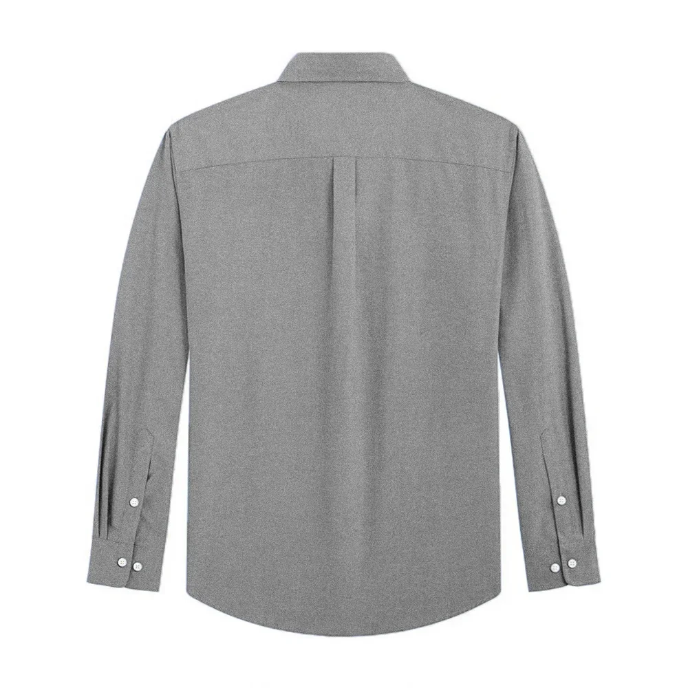 Men's Long Sleeve Shirts Solid - Oxford Cotton Casual Shirt Business 评论和价格